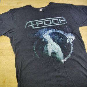 Vintage Aepoch faded black band t-shirt men's medium